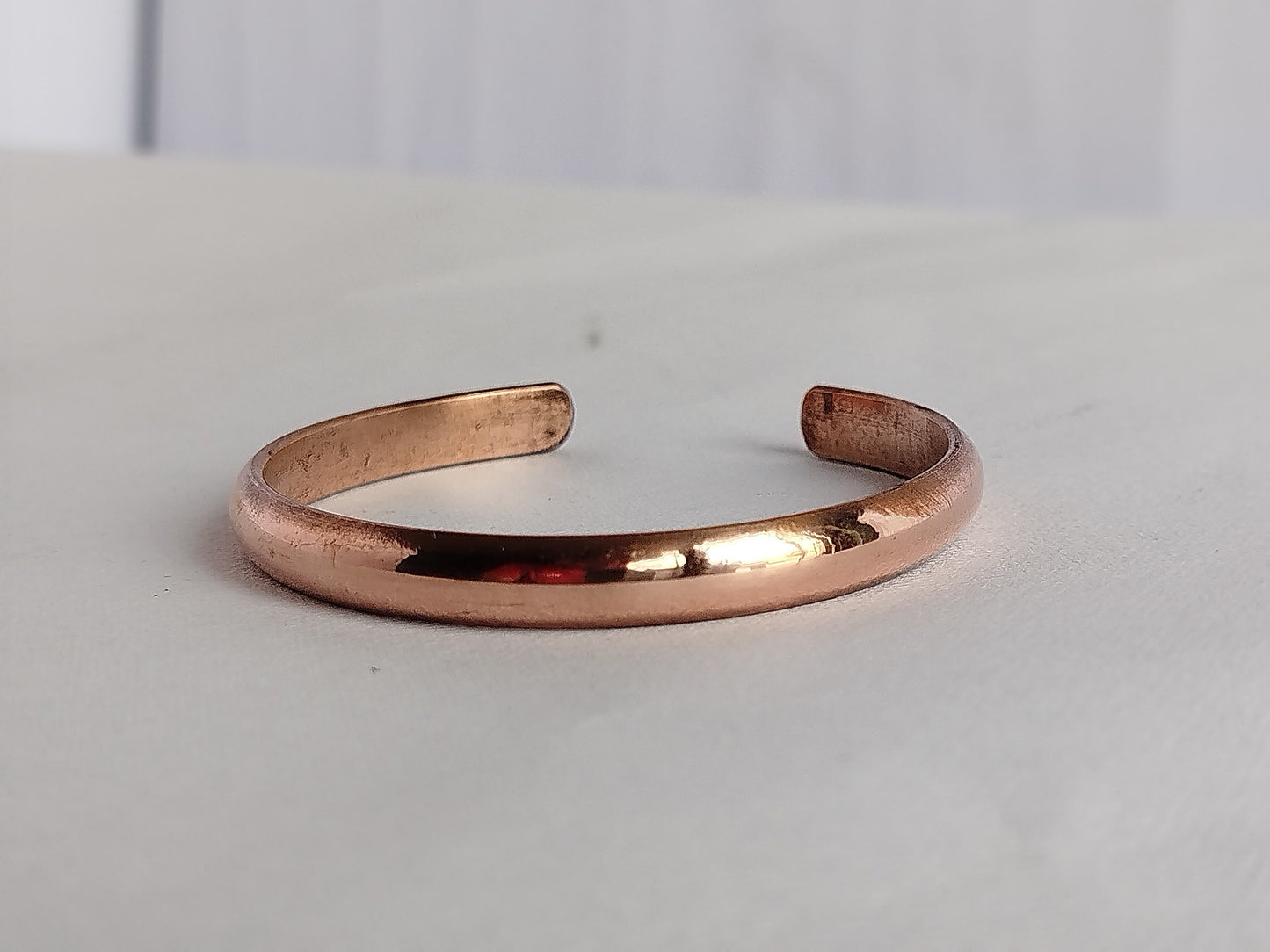 Hand Forged 100% Pure Copper Bracelet. Solid Copper Arthritis Relief Bracelet. Fashion Handmade, Plain Copper Armband