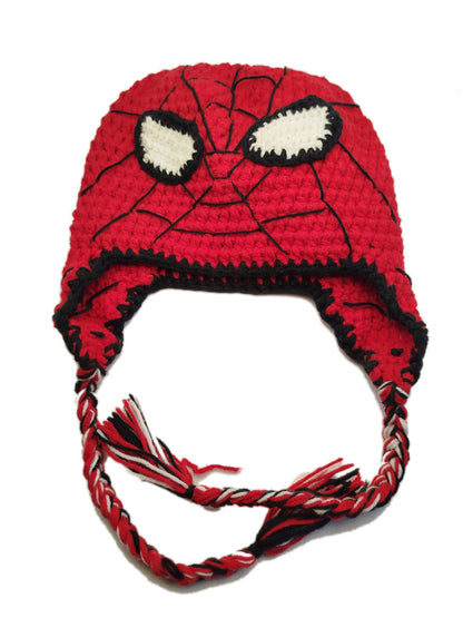 Hand Crochet Pikachu Hat - Babies, Children, Crochet Spiderman hat, Crochet Batman Hat , Topi, Handmade