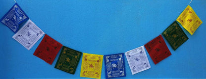 Tibetan Prayer Flags -Wind Horse Lungta Flag, Om Mani, Seven Chackra Indoor/outdoor use ~Handmade in Nepal