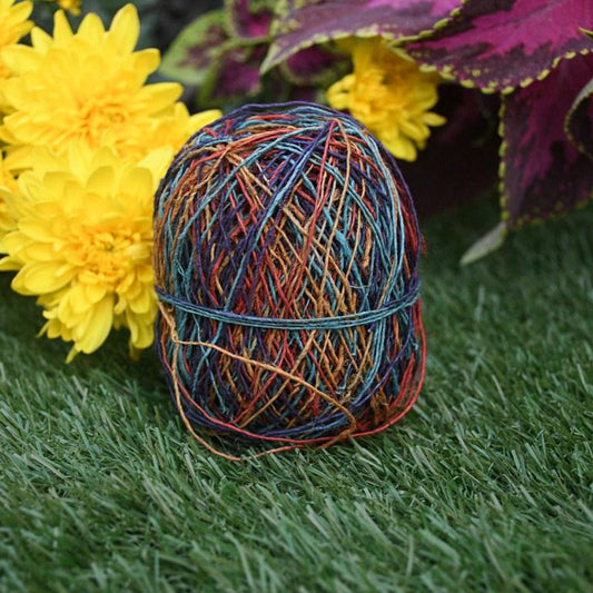 Hemp Yarn Natural, Handspun Natural Wild Nepali Hemp Twine