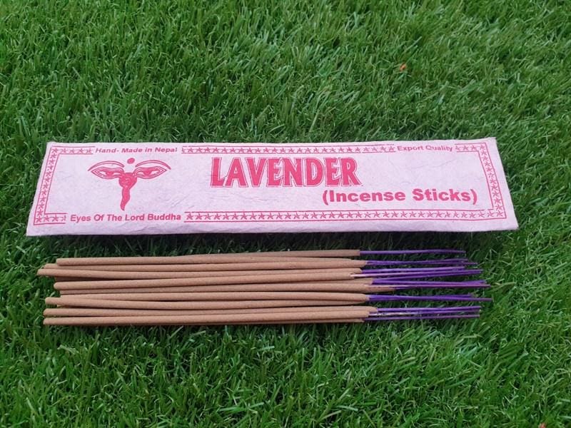 100% natural incense sticks fair trade positive energy from Nepal for yoga meditation handmade incense sticks spiritual gift, Handmade Aroma