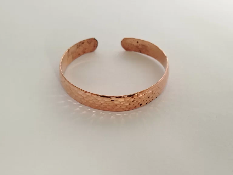 Hand Beaten Copper Bracelet - Pure Copper Healing Bracelet