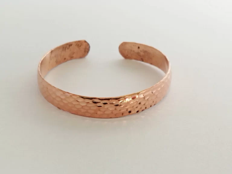 Hand Beaten Copper Bracelet - Pure Copper Healing Bracelet