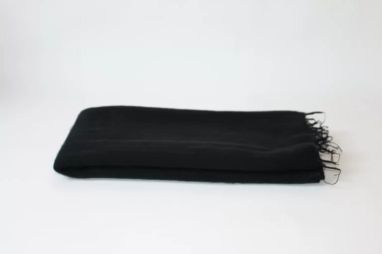 Yak Wool Shawl Black Color