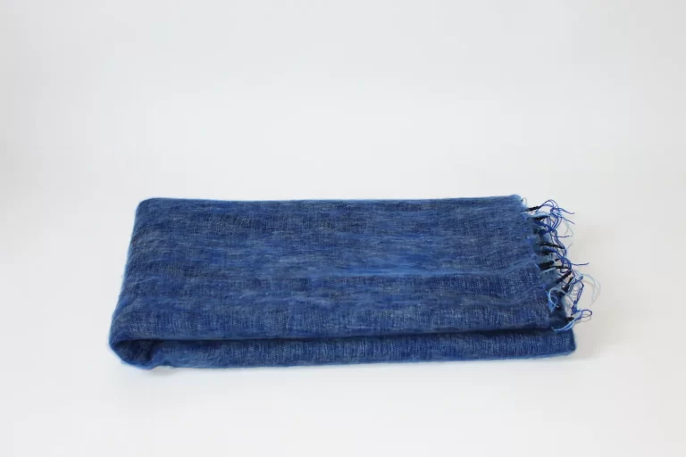 Yak Wool Shawl Blue Color