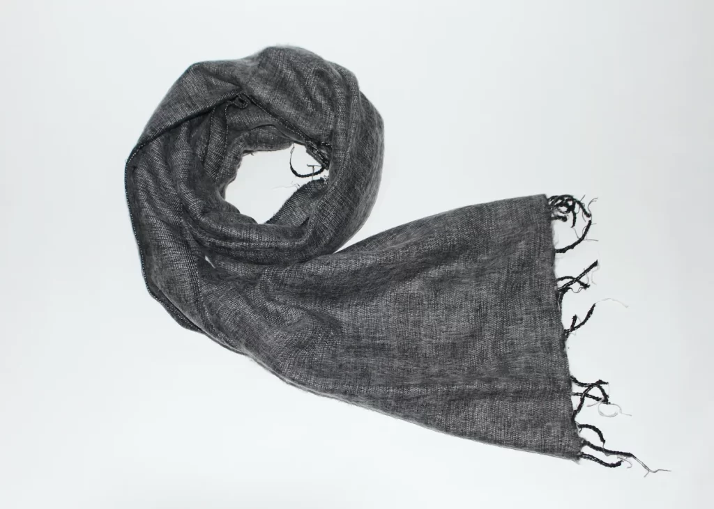Yak Wool Shawl Grey Color