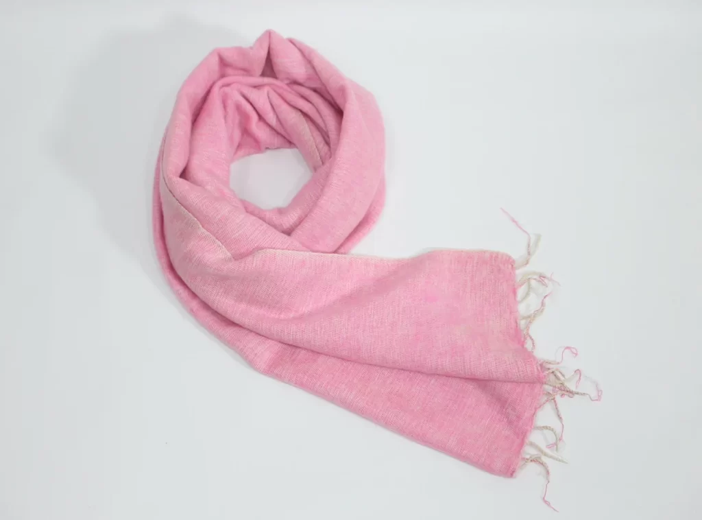 Yak Wool Shawl Light Pink Color