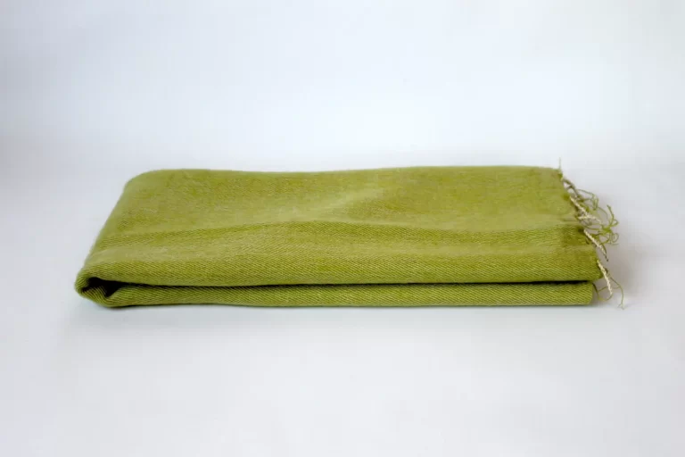 Yak Wool Shawl Lime Green Color
