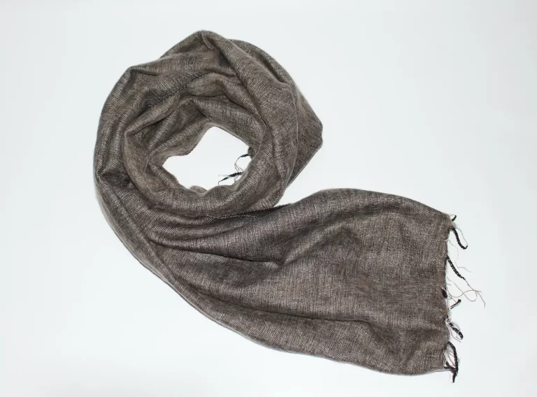 Yak Wool Shawl Mushroom Color