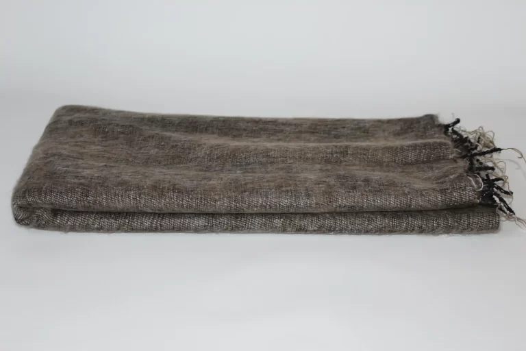Yak Wool Shawl Mushroom Color