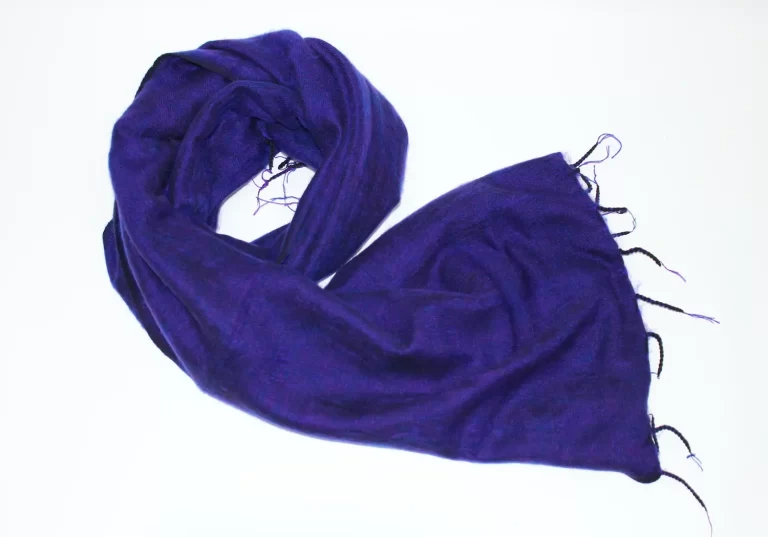 Yak Wool Shawl Purple Color
