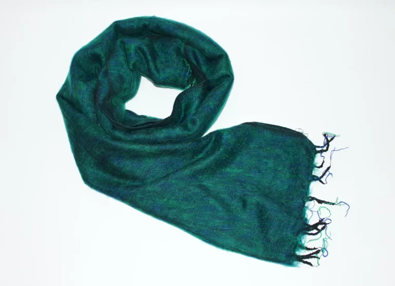 Yak Wool Shawl Sea Green Color