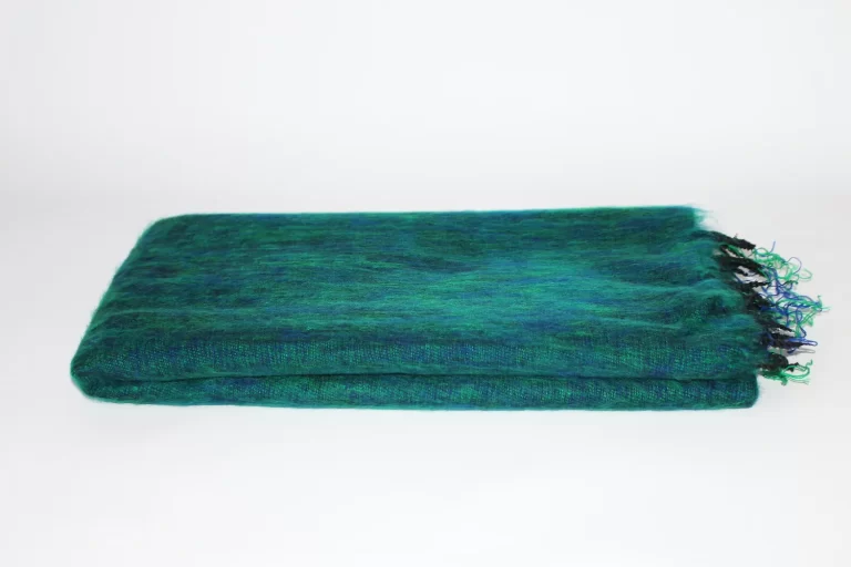 Yak Wool Shawl Sea Green Color