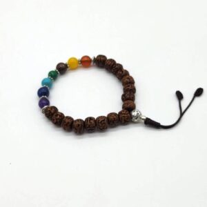 rudraksha wrist bracelet seven chackra healing