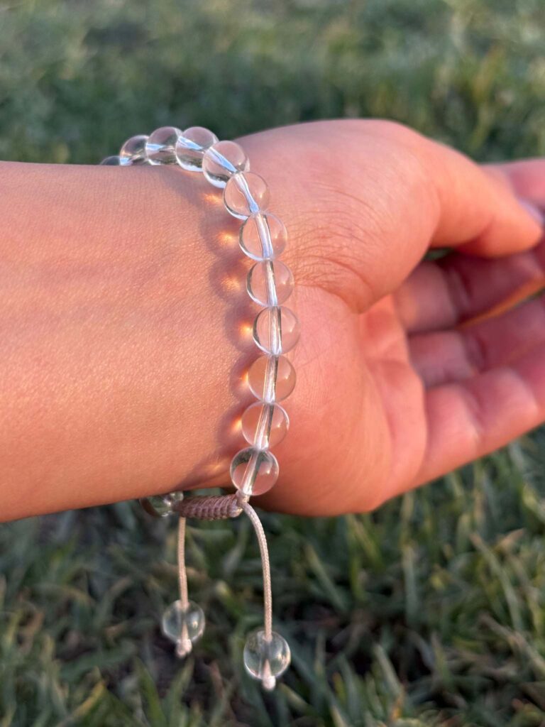 Clear Quartz - Natural Gemstone Bracelet