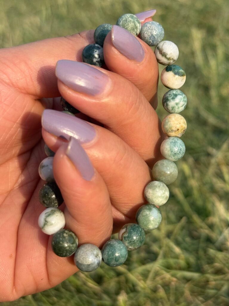 Indian Agate - Natural Gemstone Bracelet