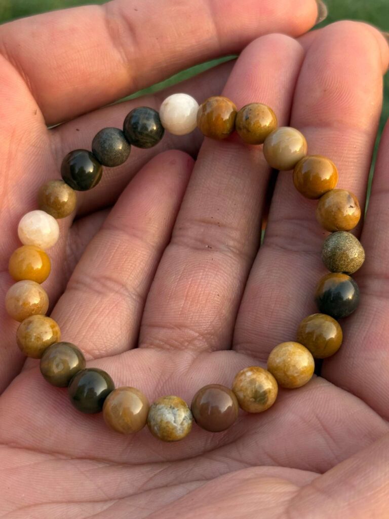 Mookaite Jasper - Natural Gemstone Bracelet