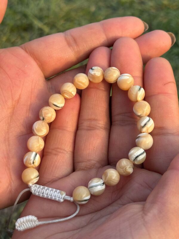 mother of pearl natural gemstone bracelet main 2