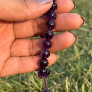 purple agate natural gem stone bracelet main