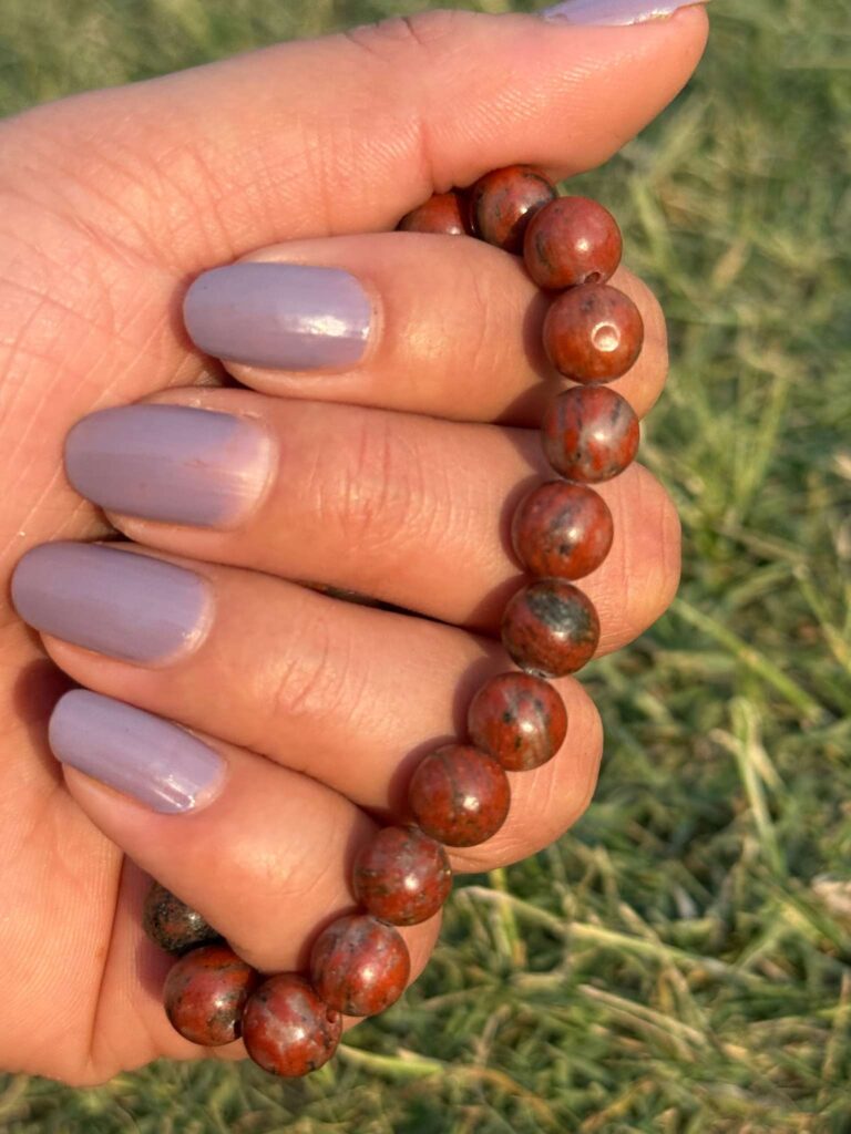 Red Jasper - Natural Gemstone Bracelet