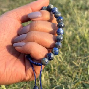 sodalite natural gemstone bracelet front