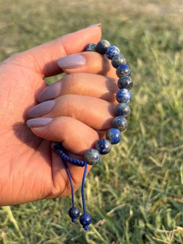sodalite natural gemstone bracelet front