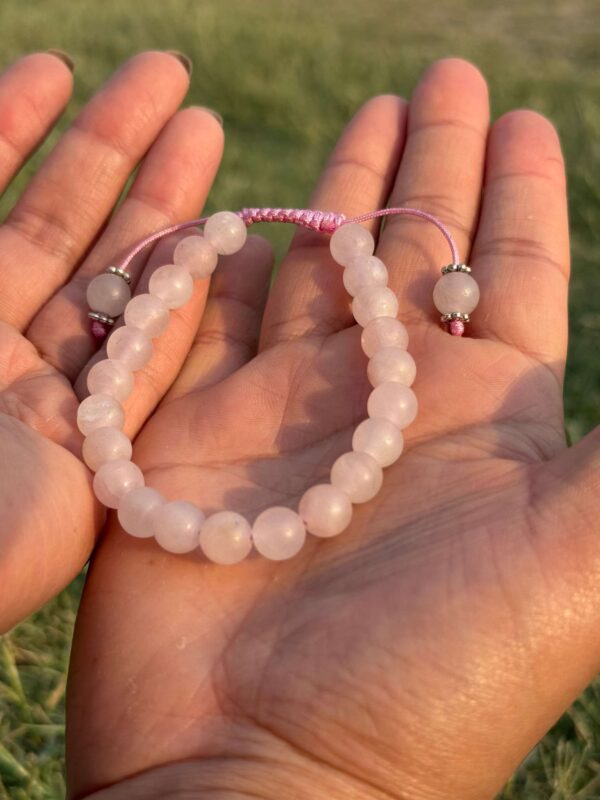 sun stone natural gem stone bracelet in hand