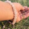 sun stone natural gem stone bracelet side view