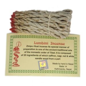 lumbini rope incense compact